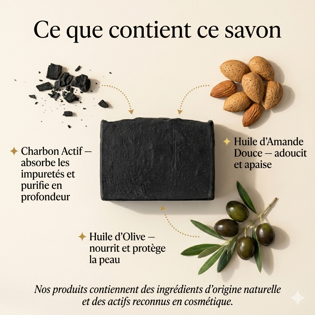 Savon Détox Charbon Actif